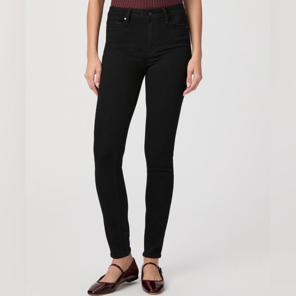 PAIGE Revolve Hoxton Skinny Jeans in Boss Black NWT - Picture 3 of 13